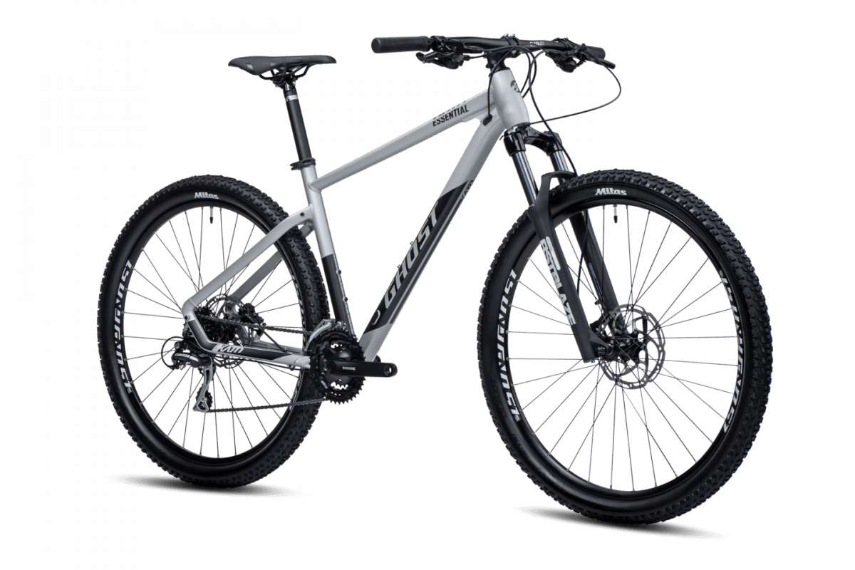 Ghost Kato Essential 27 5 AL Lichtgrijs Zwart Mat MTB Hardtails