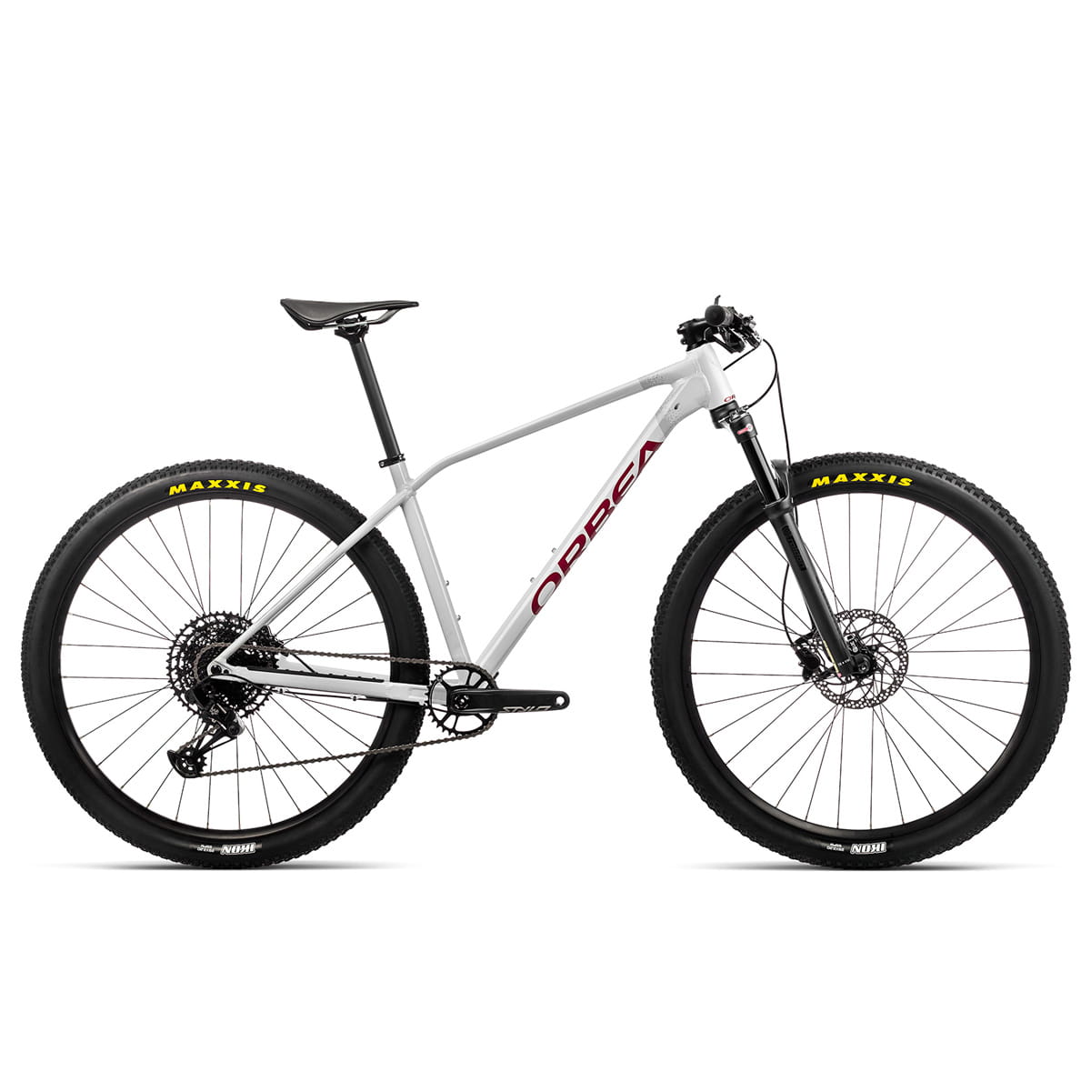 Alma H Eagle White Grey Metallic Red Gloss Mtb Hardtails