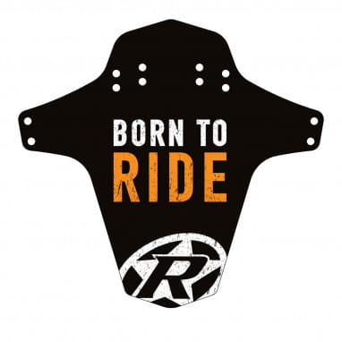 Born to Ride Spatscherm - Zwart/Vos Oranje