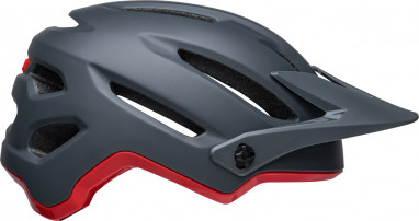 4FORTY MIPS® Bike Helmet - matte/gloss gray/red