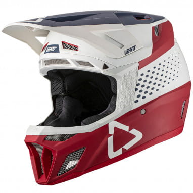 DBX 8.0 - Fullface Composite Helm - Rot