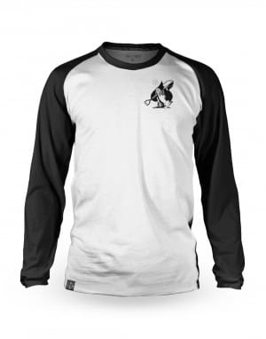 Mens Technical Jersey Long Sleeves - Praying Hands White