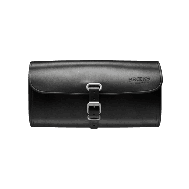 Challenge Leather Saddle Bag Large - black