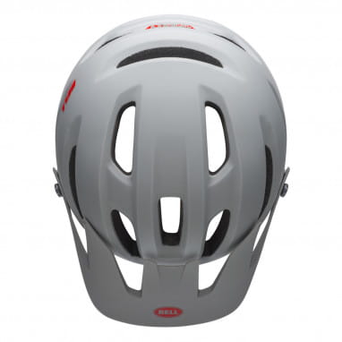 4FORTY Mips Bike Helmet - Grey/Red