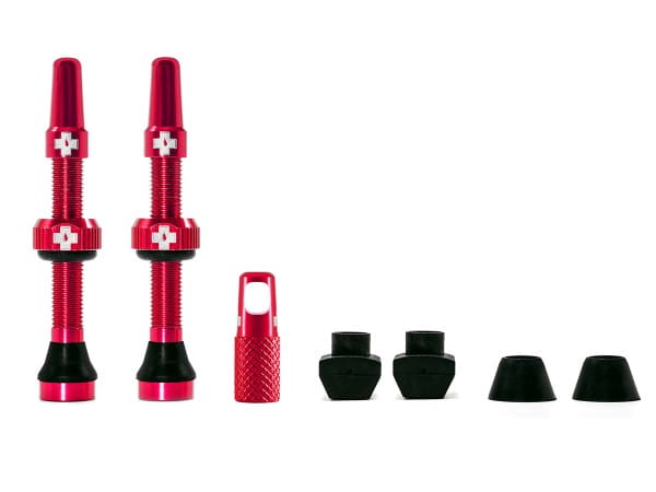 Valves for Tubeless Tires - Red - Mtb & Road