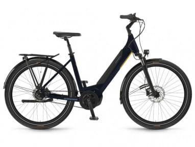 Yucatan R8f i500Wh 8-G Nexus - Wave 28 Inch E-Bike - Donkerblauw/Geel