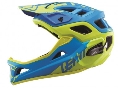 DBX 3.0 Enduro Helm - blue/lime