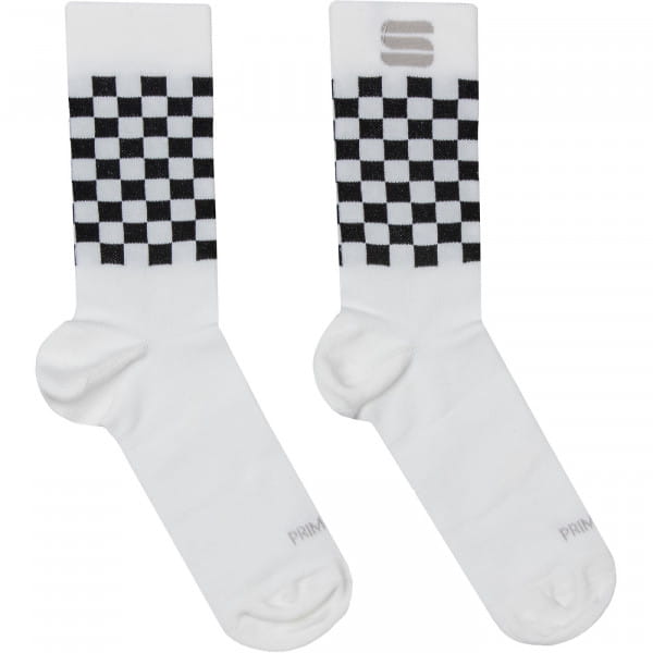 Checkmate Winter Socks - White Black