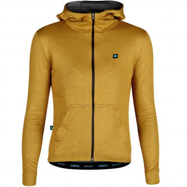GRAVEL Woman Zipped Hoodie - Raw Sienna