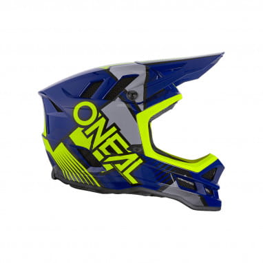 Blade Polyacrylite Delta - Fullface Helm - Blau/Neongelb