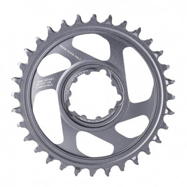 Chainring X-Sync 2 Eagle - Direct Mount, aluminum, grey, - 12-speed, 3mm offset, Boost