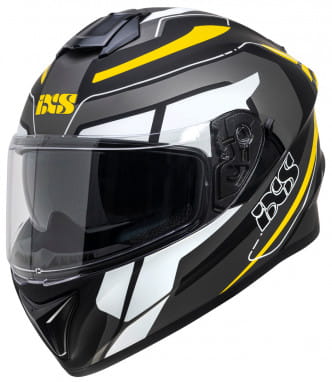 Full-face helmet iXS216 2.2 - gray-black-yellow fluo