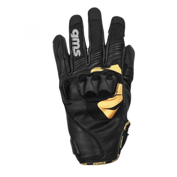 Gloves Curve - black-yellow