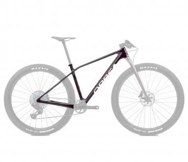 ALMA OMX Red Wine Carbon View (Gloss) - Carbon Raw (Matt)