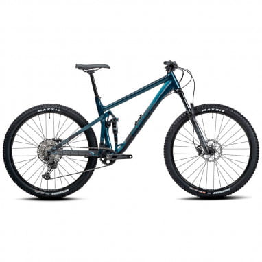 Riot Trail AL - dirty blue metallic/black - glossy/matt