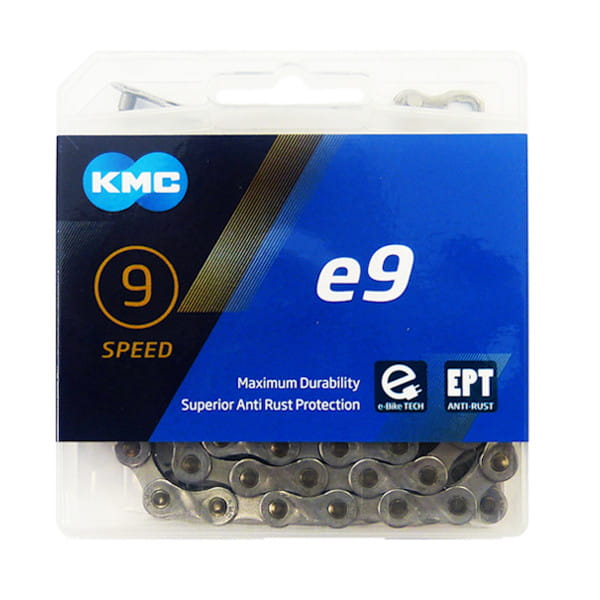 E9 EPT ketting 9 versnellingen - zilver