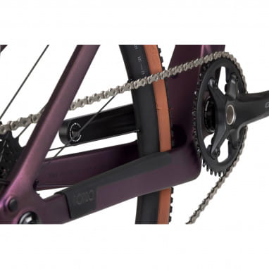 Ruut CF 2 Gravel Plus Bike - Eggplant/Silver