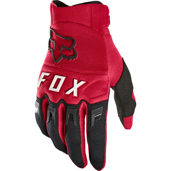 Dirtpaw - Gloves - Flame Red - Dark Red/Black