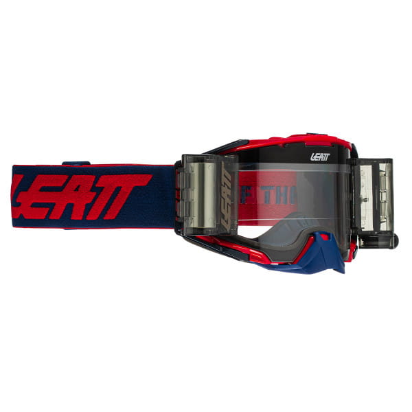 Velocity 6.5 Goggle met Roll-Off Systeem - Rood/Blauw