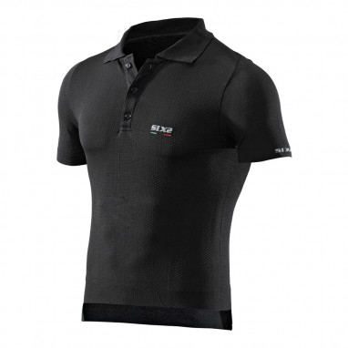 Funktions Polo-Shirt POL - schwarz