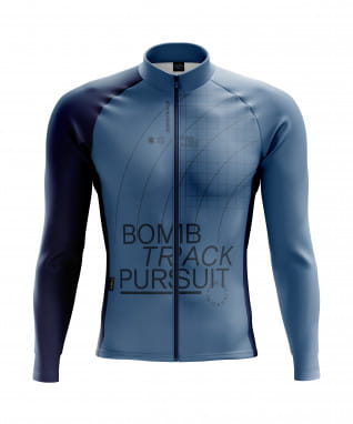 Grids and Guides long sleeve jersey - blue