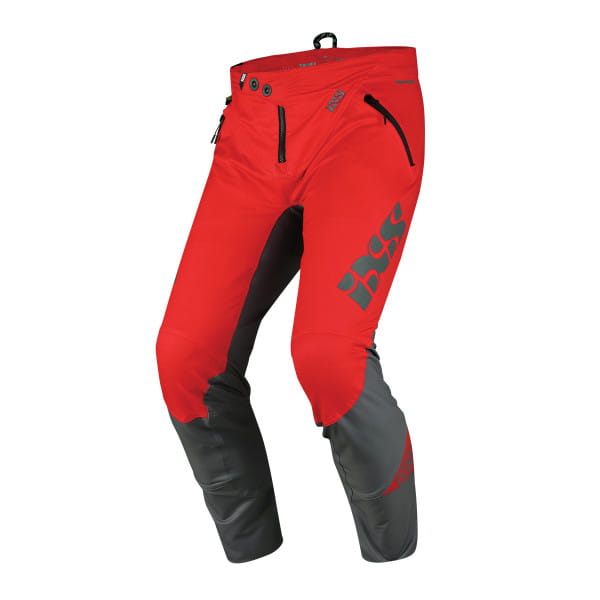 Trigger fietsbroek - Rood/Grijs