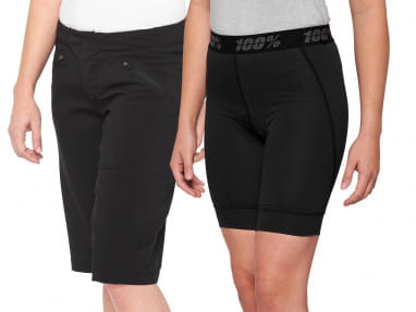 Ridecamp Women Shorts with Liner - noir