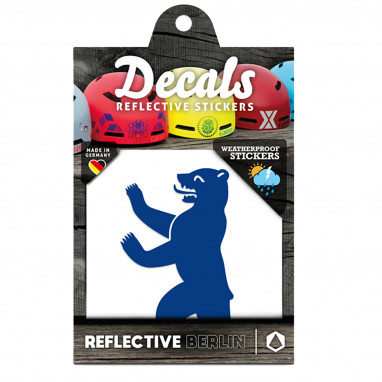 Reflective DECAL - Berlin Bear - Blue