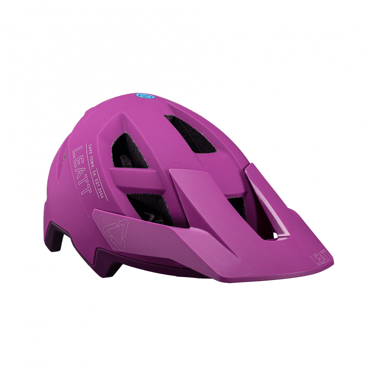 Pink and purple online bike helmet