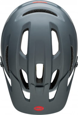 4FORTY bike helmet - matte/gloss gray/red