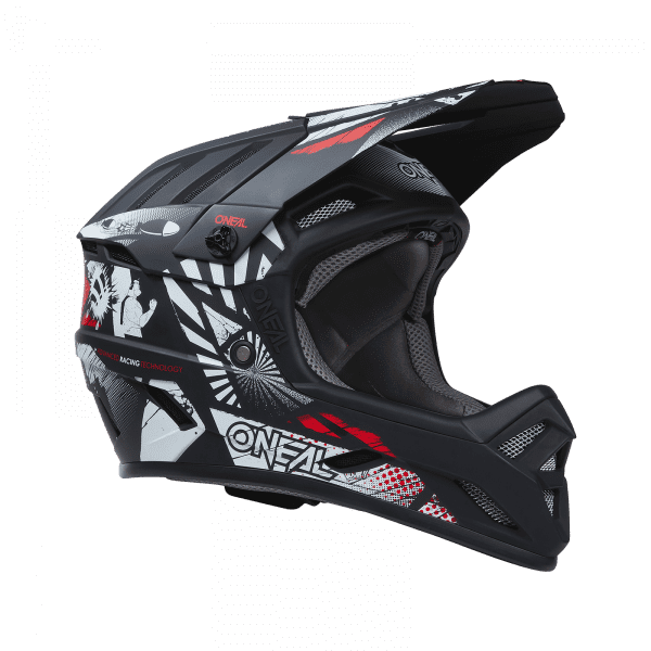 Backflip Boom - Fullface Helmet - Black/White