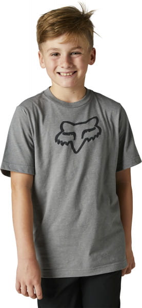 Youth Legacy SS Tee Heather Graphite