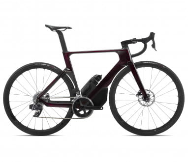 ORCA AERO M31e Ltd PWR - Wine Red Carbon View (lucido) - Carbon Raw (opaco)