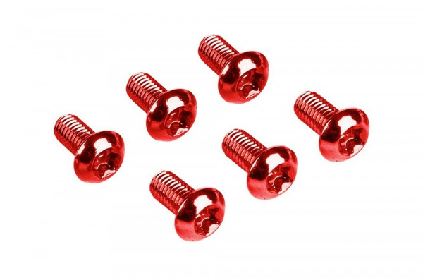 Steel Bolts - Steel Brake Disc Bolts - red