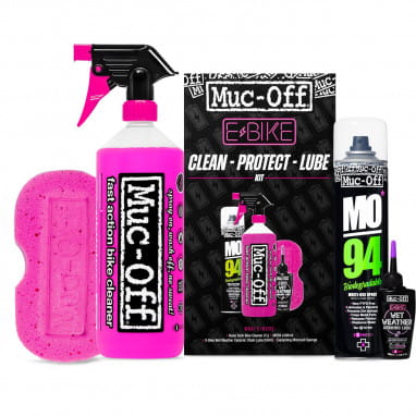 E-Bike Clean, Protect & Lube Kit (Versión lubricante húmedo)