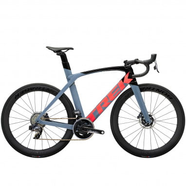 Trek Madone SL 7 eTap Battleship Blue Stra enrennr der BMO