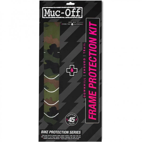Frame protector kit DH/ENDURO/TRAIL - camo black/green