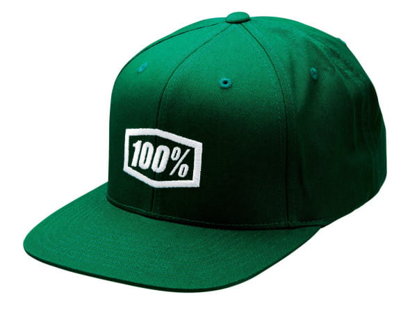 Icon AJ Fit Snapback Hat - Forest Green