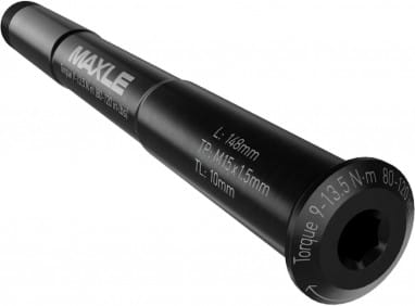 Maxle Stealth MTB - Spinta dell'asse passante 15x110mm - Nero
