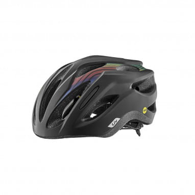 Rev Comp MIPS Bike Helmet - Black/Rainbow