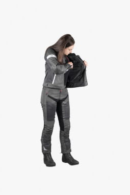 Giacca sportiva da donna Trigonis-Air grigio scuro-grigio bianco