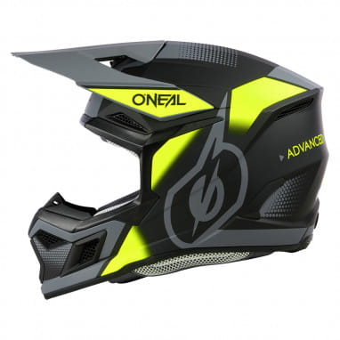 3SRS Helm VISION black/neon yellow/gray