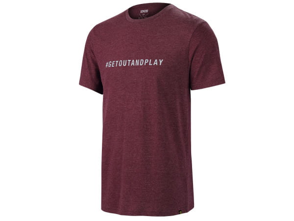 Getoutandplay T-shirt en coton organique - Raisin