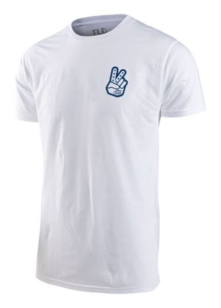 T-shirt Peace Out - Blanc