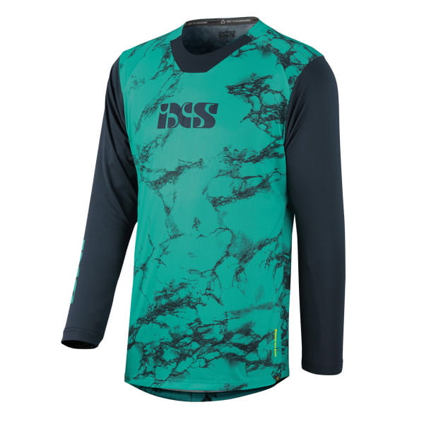 Trigger X Air Kids Jersey Long Sleeve - Turquoise/Blue