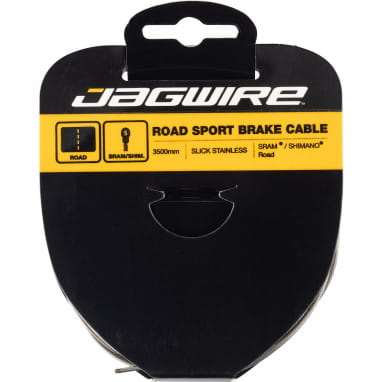 Câble de frein Road Sport inox rectifié - 1,5 x 3500 mm