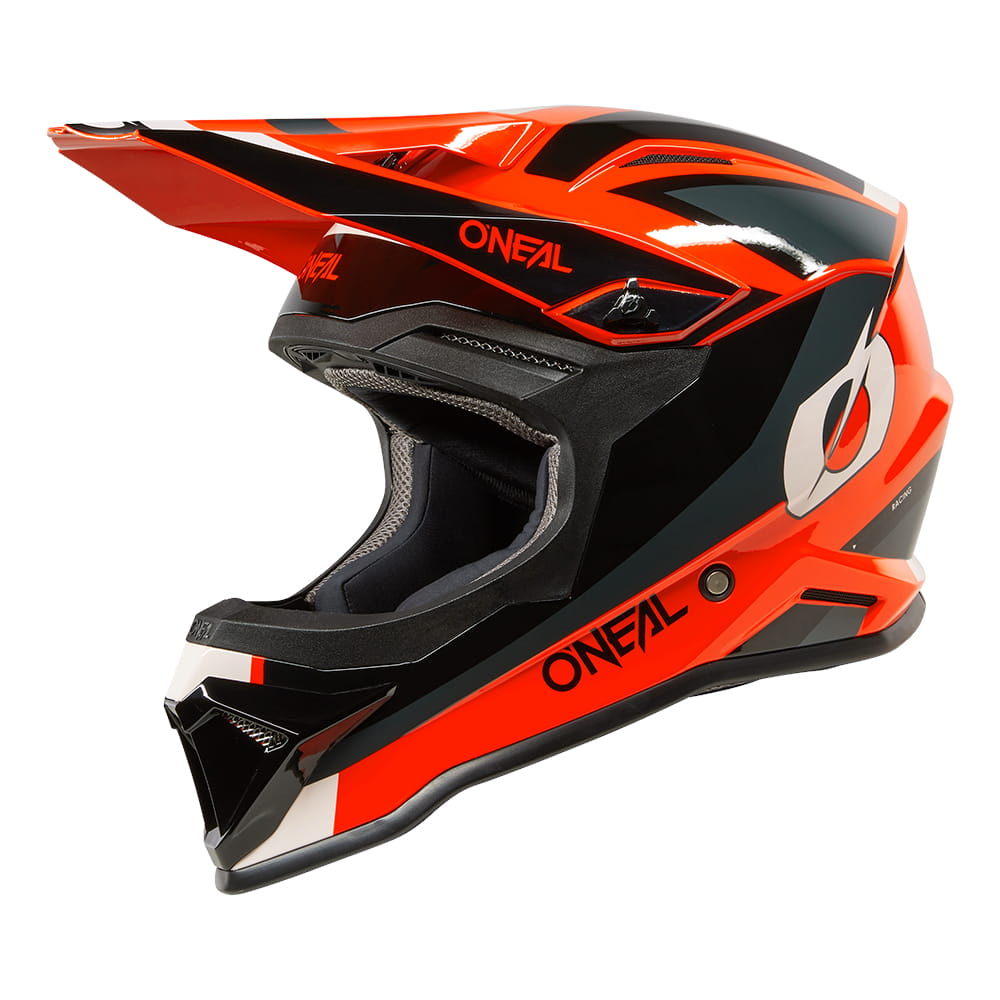 Oneal 1SRS Youth Helm STREAM black red Motocross Helme BMO Bike Mailorder