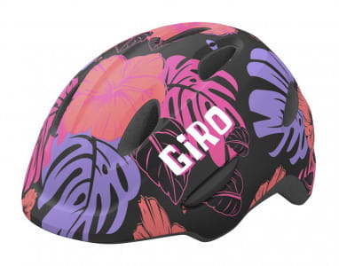 Scamp bike helmet - matte black flora