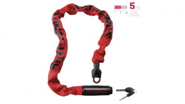 Keeper 785 Integrated Chain Lock - Red