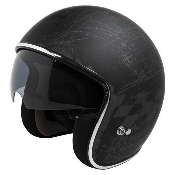 Jet helmet iXS77 2.5 matt black-grey